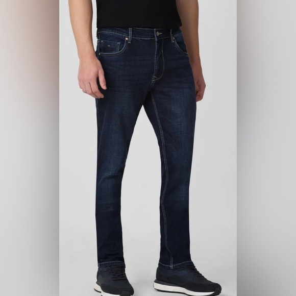 Roots Other - Roots dark wash straight leg cotton stretch casual relaxed fit denim jean 32